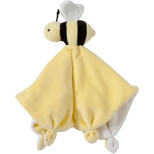 Burt's Bees Baby Baby Plush Toy Lovey, Hold Me Bee Stuffed Security Blanket, Infants Comfort Object, Made with Organic Velour Shell with Polyester, Sunshine Color, Size 12x12x3 Inches