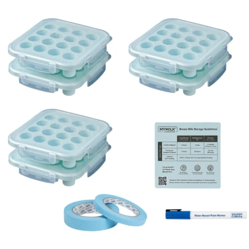 Breast Milk Freezer Trays 16-piece Set - MyMilk Trays – Souper Cubes®