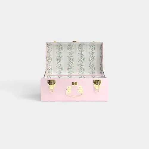 Mini Trunk - Pink - Darling Dogwood / Embroidery