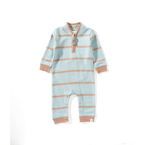 Burt's Bees Baby Organic Cotton Long Sleeve Holland Stripe Jumpsuit