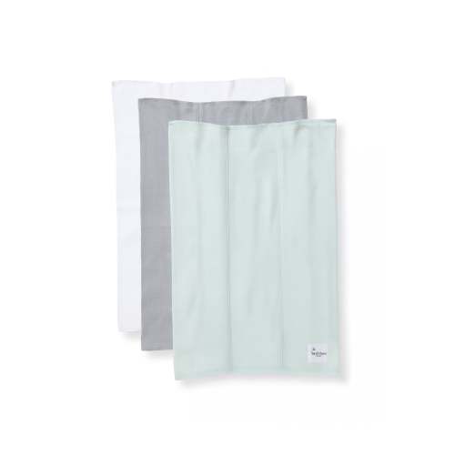 Quarry Solid Organic Baby Burp Cloths Pack of 3