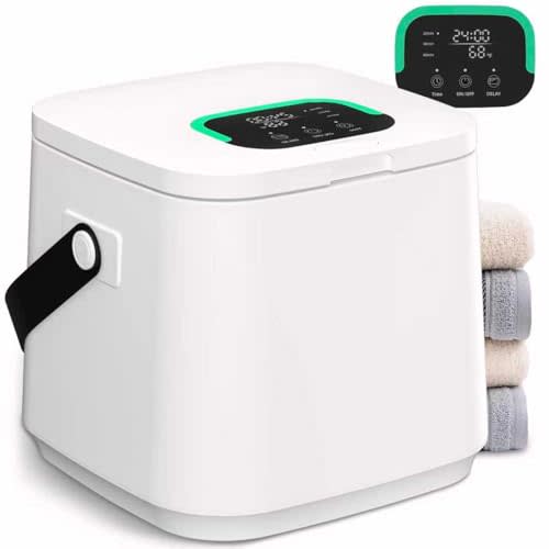 WEILAlANTIAN Towel Warmer,Towel Warmers for Bathroom with Timer & Child Lock, Electric Bathroom Warmer for Towels, Robes, and Blankets, Adjustable Heat Settings (20/40/60Mins)