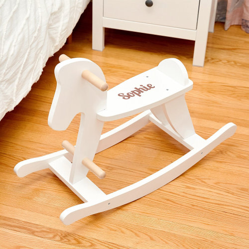 Wooden Rocking Horse, Personalized Rocking Horse, Wooden Horse Toy, Children Rocking Horse, Classic Rocking Horse Wooden Handmade Child Toys