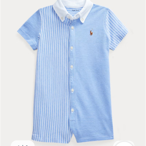 Knit Cotton Oxford Fun Shortall | Ralph Lauren
