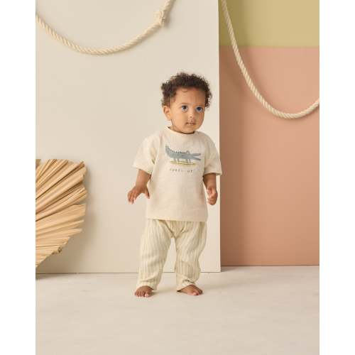 Rowan Pant Citron Stripe | 6-12M