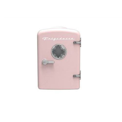 Frigidaire 6 Can Mini Personal Dorm Fridge Cooler Pink