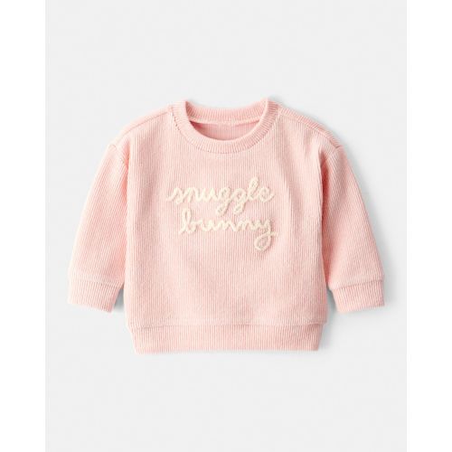 Baby Girl Snuggle Bunny Pullover Sweatshirt - Pink - Carter's | Carter's