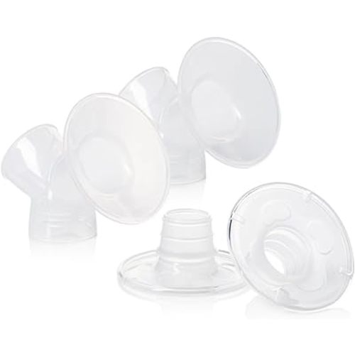 Evenflo Feeding 2 Piece AdvancedFit Flange System, XLarge and XXLarge, 33.0mm and 36.0mm (2 of Each)