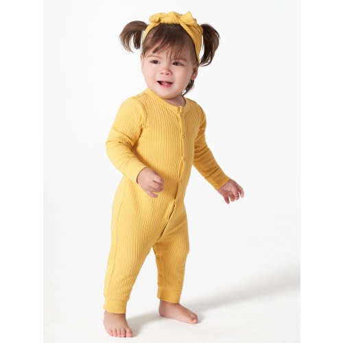 Modern Moments by Gerber Baby Boy or Girl Unisex Coverall, Sizes Newborn-12M