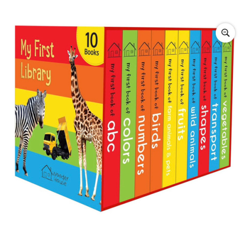 My First Library: Boxset of 10 Board Books for Kids