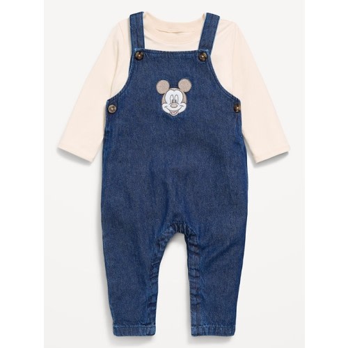 Disney© Long-Sleeve T-Shirt and Overalls Set for Baby