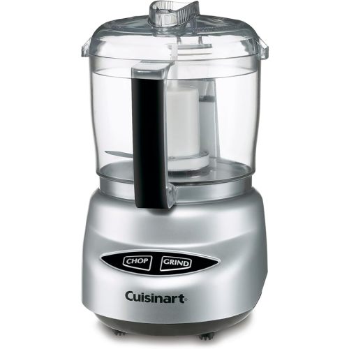 Cuisinart Mini-Prep Plus Food Processor, 24-Ounce Mini Food Processor to Chop Herbs, Vegetables, and Hard Cheese, 24-Ounce Work Bowl, Reversible Stainless Steel Blade, DLC-2ABC, Brushed Chrome