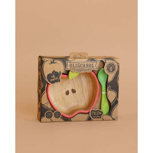 Pepa the Apple Bowl & Spoon Set