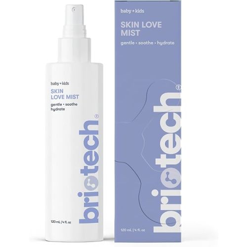 BRIOTECH Baby Skin Love Spray Hypochlorous Acid Mist, Gentle Care, 4 oz