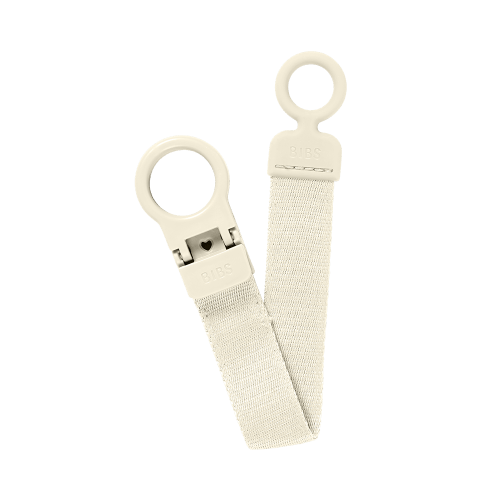 Pacifier Clip Loop - Ivory – Bibsworld store US