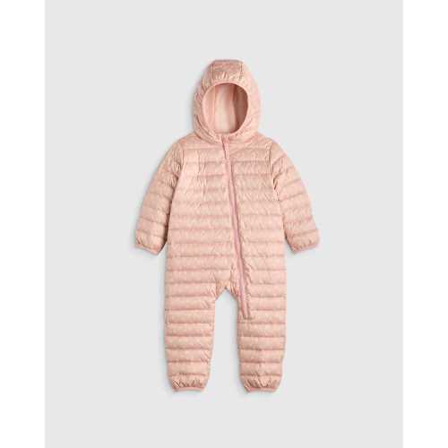 Lightweight Down Puffer Suit - Baby in Pink Mini Floral