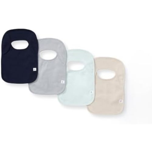 Burt's Bees Baby Bibs, Unisex 100% Organic Cotton Teething Drool Bibs