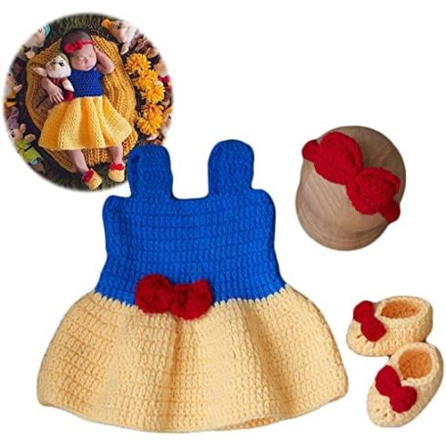 Zeroest Newborn Photoshoot Outfits Girl Newborn Photography Props Crochet Knitted Newborn Baby Photography Fairy Outfits Boy