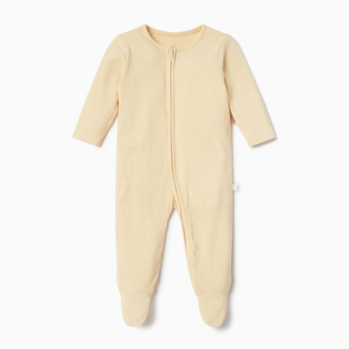 Ribbed Clever Zip Snug Fit Pajamas