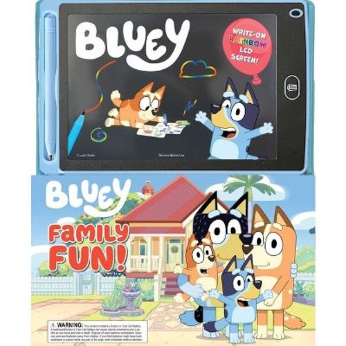 Bluey: Family Fun! - by Grace Baranowski (Board Book)