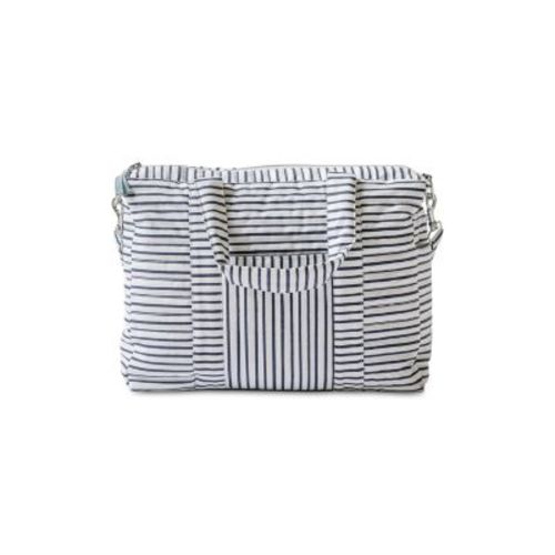 Striped Weekender Bag
