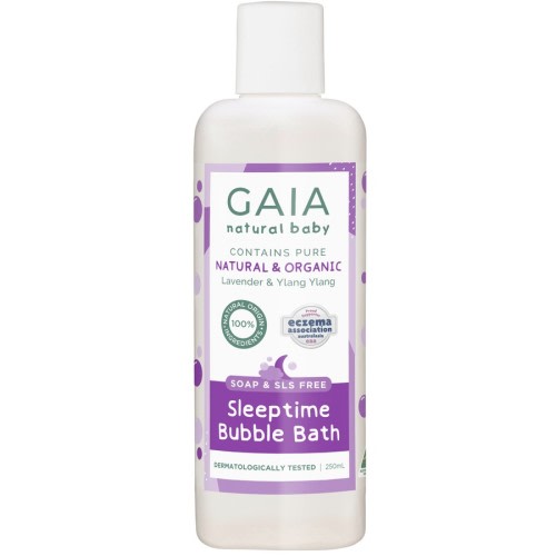 Gaia Natural Baby Bubble Bath Sleeptime 250mL