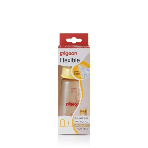 Pigeon Slim Neck PPSU Bottle with Flexible Peristaltic Teat 160ml