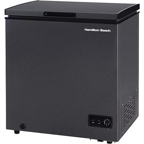 Hamilton Beach, HBFRF513 Chest Deep Freezer, 5 Cu. Ft. Capacity, Granita Design
