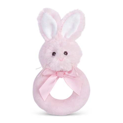 Lil' Bunny Ring Rattle - Baby Rattle / Pink