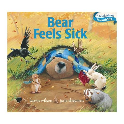 Bear Feels Sick - (Bear Books) by Karma Wilson (Board Book)