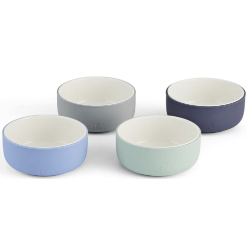 Porcelain Bowl with Silicone Sleeves