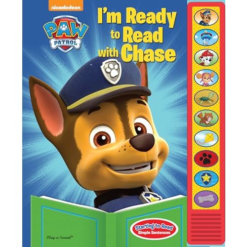 Paw Patrol - I'm Ready To Read with Chase Sound Book - Play-a-Sound - PI Kids