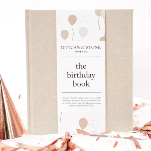 Keepsake Birthday Book | Duncan & Stone Paper Co.