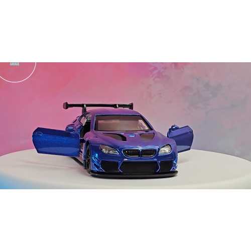 Personalized BMW M6 GT3  Toy Car: Custom Number Plate Gift