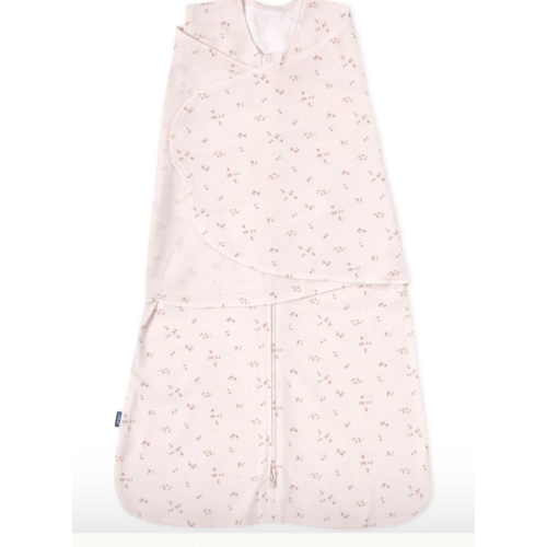 Pink Floral Cotton Swaddle Newborn | HALO