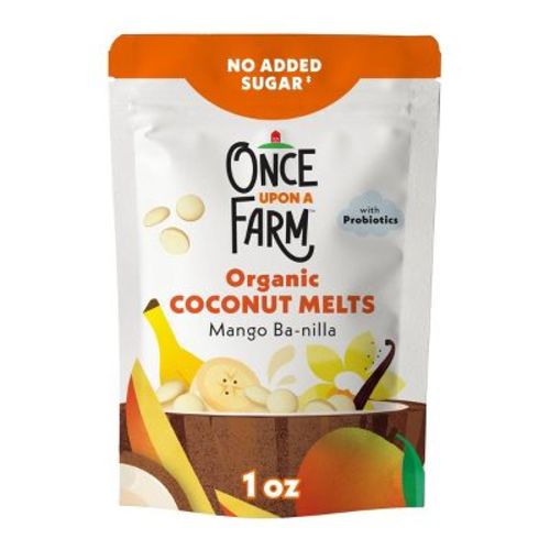 Once Upon a Farm Coconut Melts Mango Baby Snacks - 1oz