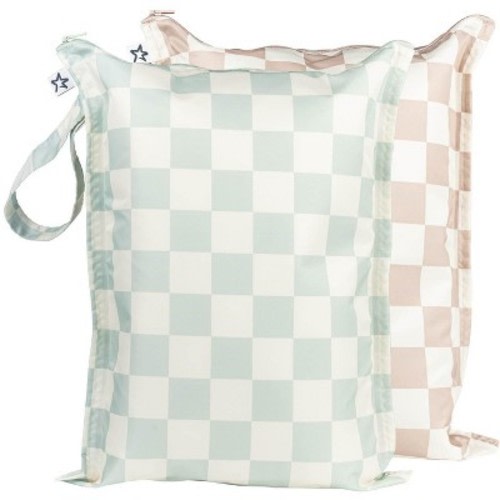 Tiny Twinkle Mess-Proof Waterproof Washable Baby/Toddler Wet Bags for Diapers, Swimsuits and Travel