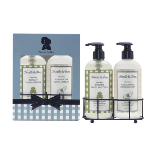 Hand Sanitizer & Lotion Caddy Set – Noodle & Boo