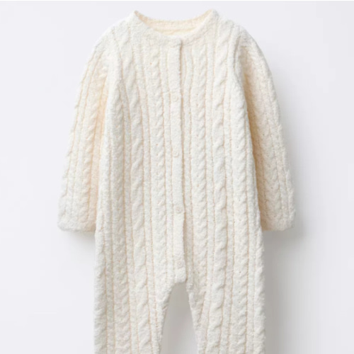CABLE KNIT JUMPSUIT - Ecru | ZARA United States