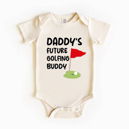 Daddy&#39;s Golf Buddy Shirt, Father Son Golfing Shirt, Dad And Me Tees, Little Golf Player Onesie®, Daddy&#39;s Little Caddy, Cute Father&#39;s Day Tee