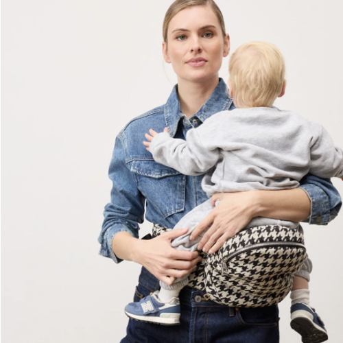 The Brio Belt Toddler Carrier - Houndstooth – Portier Australia Pty Ltd