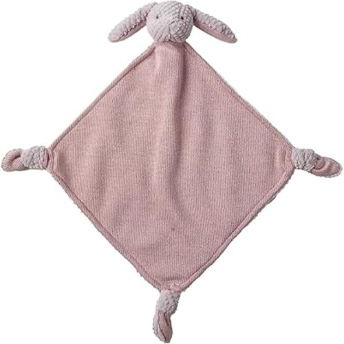 Mary Meyer Lovey Baby & Toddler Stuffed Animal Security Blanket Plush Soft Snuggle Toy, 8.5-Inches, Purple Bunny