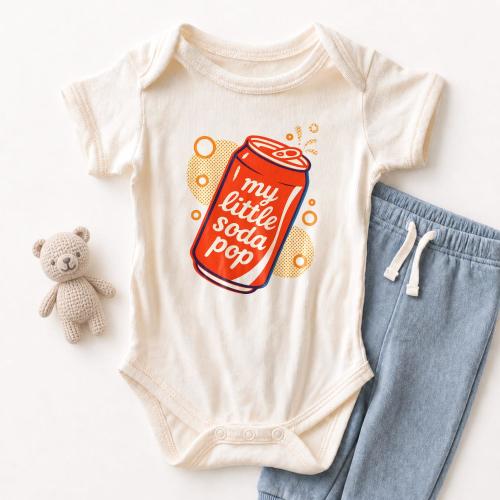My Little Soda Pop Baby ONESIE® - Cute Retro Soda Can Bodysuit