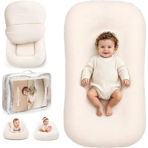 Baby Lounger, Infant Support Cushion for Newborn 0-24 Months