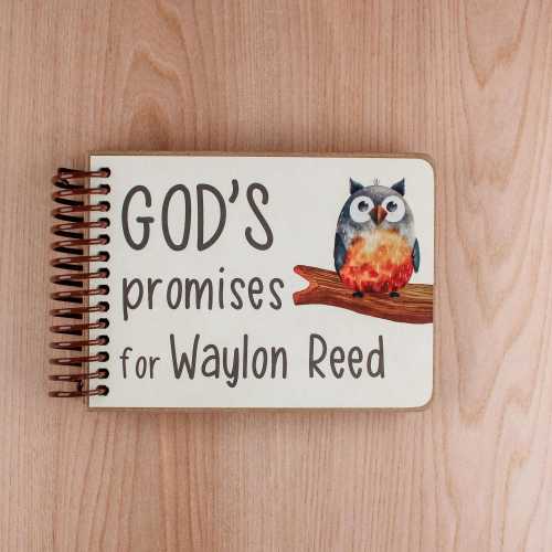 Personalized God's Promises Board Book for Kids - Bible Verse Storybook - Personalized Children's Books for Toddlers