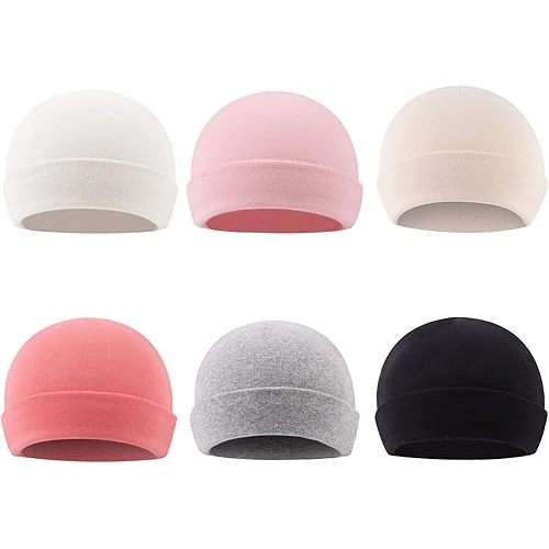 Bamery Cotton Baby Girl Hat Preemie Boys Beanie Newborn Hospital Hats Winter Infant Hats for Girls