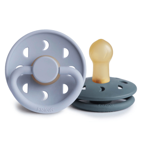 0-6mo FRIGG Moon Pacifier 2-Pack | Botanic and Luxe