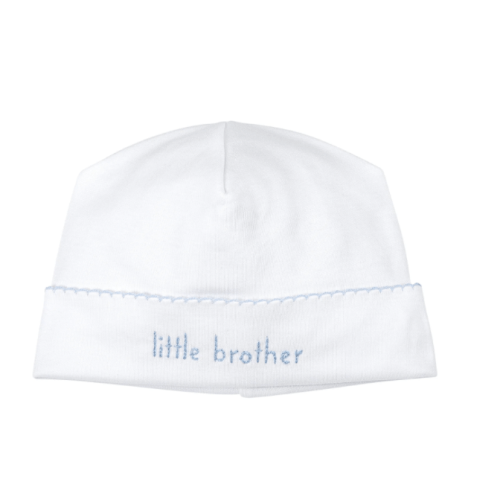 Magnolia Baby Boy Little Brother Embroidered Hat