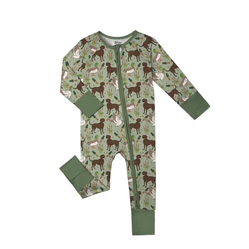 Weiwei Bamboo Viscose Baby Pajamas Boys Girls, 2-Way Zipper Romper, YKK, Preemie & Newborn Sleepers 0-24 Months