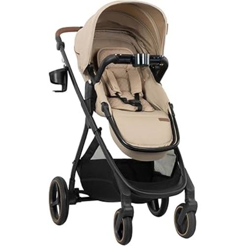 Evenflo Shyft Intuiti+ Stroller with Green & Gentle Fabric (Travertine)